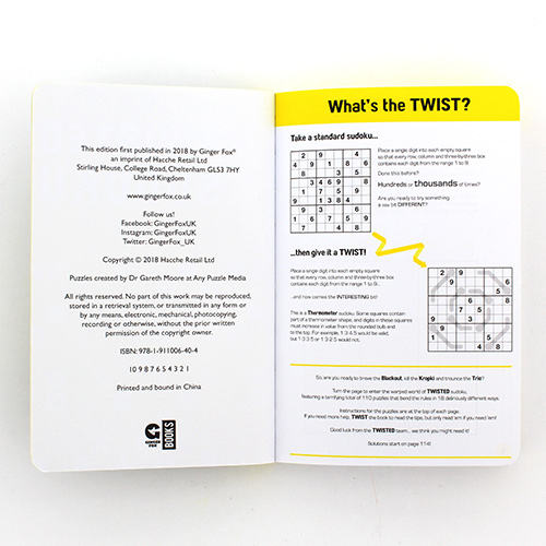 Twisted Sudoku Puzzle Book